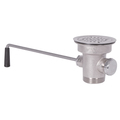 Bk Resources Opti-Flow Twist Lever Drain With Overflow Outlet And Cap BK-LWR-3
